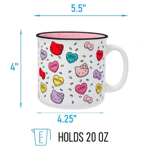 Hello Kitty Candy Hearts Mug