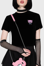 Load image into Gallery viewer, Gloomy Bear Bones Crop Top
