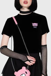 Gloomy Bear Bones Crop Top