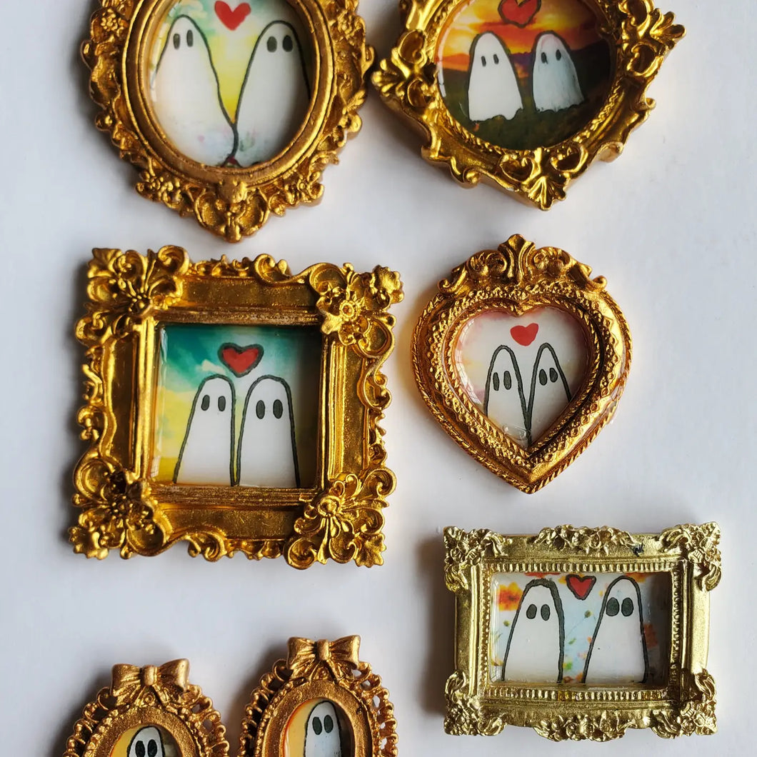 Ghosts On Vacation Mini Art Frames- More Styles Available!