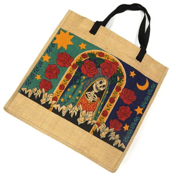 Guadalupe Jute Tote Bag