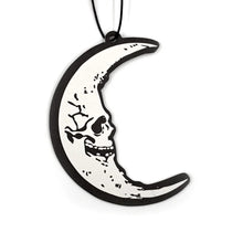 Load image into Gallery viewer, Skull Crescent Moon Glow In The Dark Air Freshener
