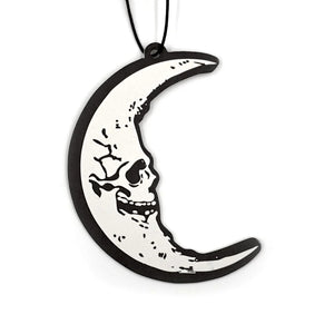 Skull Crescent Moon Glow In The Dark Air Freshener