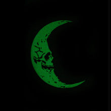 Load image into Gallery viewer, Skull Crescent Moon Glow In The Dark Air Freshener
