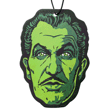 Load image into Gallery viewer, Vincent Price Classic Glow In The Dark Air Freshener
