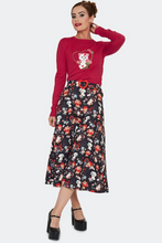 Load image into Gallery viewer, Puppies and Kittens Valentine Skirt
