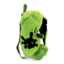 Load image into Gallery viewer, Green Naughty Bunny Stuffed Mini Backpack
