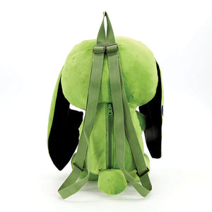 Green Naughty Bunny Stuffed Mini Backpack