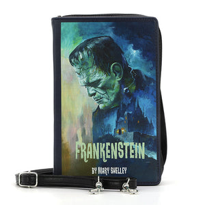 Frankenstein Living Color Book Crossbody Purse