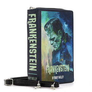 Frankenstein Living Color Book Crossbody Purse