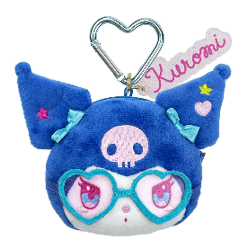 Kuromi Loves U Plush Mini Zip Pouch