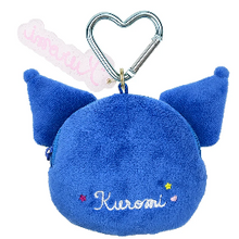 Load image into Gallery viewer, Kuromi Loves U Plush Mini Zip Pouch
