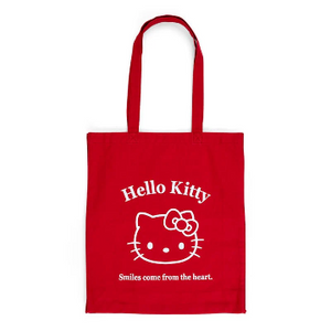 Hello Kitty Red Cotton Tote Bag