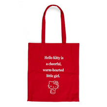 Load image into Gallery viewer, Hello Kitty Red Cotton Tote Bag
