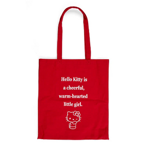 Hello Kitty Red Cotton Tote Bag