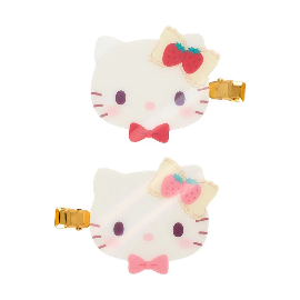 Hello Kitty Sweet Shortcake Hair Clip Set of 2