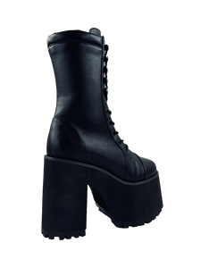 Raven Black Platform Boots