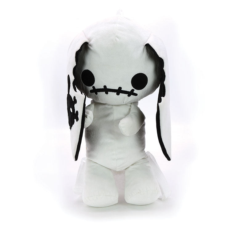 bunny mini backpack Glow In The Dark Naughty Bunny Stuffed Mini Backpack – Pink House Boutique
