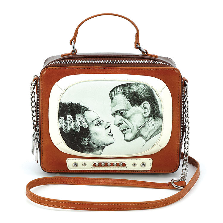 Frankenstein and the Bride Retro TV Purse