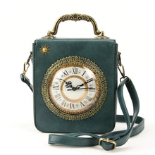 Load image into Gallery viewer, Vintage Style Functional Clock Purse
