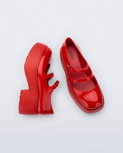 Load image into Gallery viewer, Red Farrah Double Buckle Mary Jane Shoes

