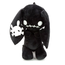 Load image into Gallery viewer, Black Naughty Bunny Stuffed Mini Backpack
