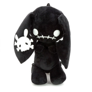 Black Naughty Bunny Stuffed Mini Backpack