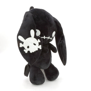 Black Naughty Bunny Stuffed Mini Backpack