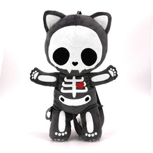 Load image into Gallery viewer, Skeleton Cat Plush Mini Backpack
