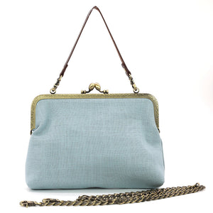 Frog in the Lily Pond Vintage Kisslock Purse
