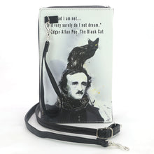 Load image into Gallery viewer, The Black Cat Edgar Allan Poe Book Purse
