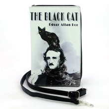 Load image into Gallery viewer, The Black Cat Edgar Allan Poe Book Purse

