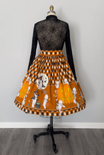 Load image into Gallery viewer, Kewpie Vintage Witch Gathered Skirt
