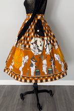 Load image into Gallery viewer, Kewpie Vintage Witch Gathered Skirt
