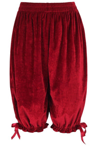 Red Velvet Long Bloomers Shorts