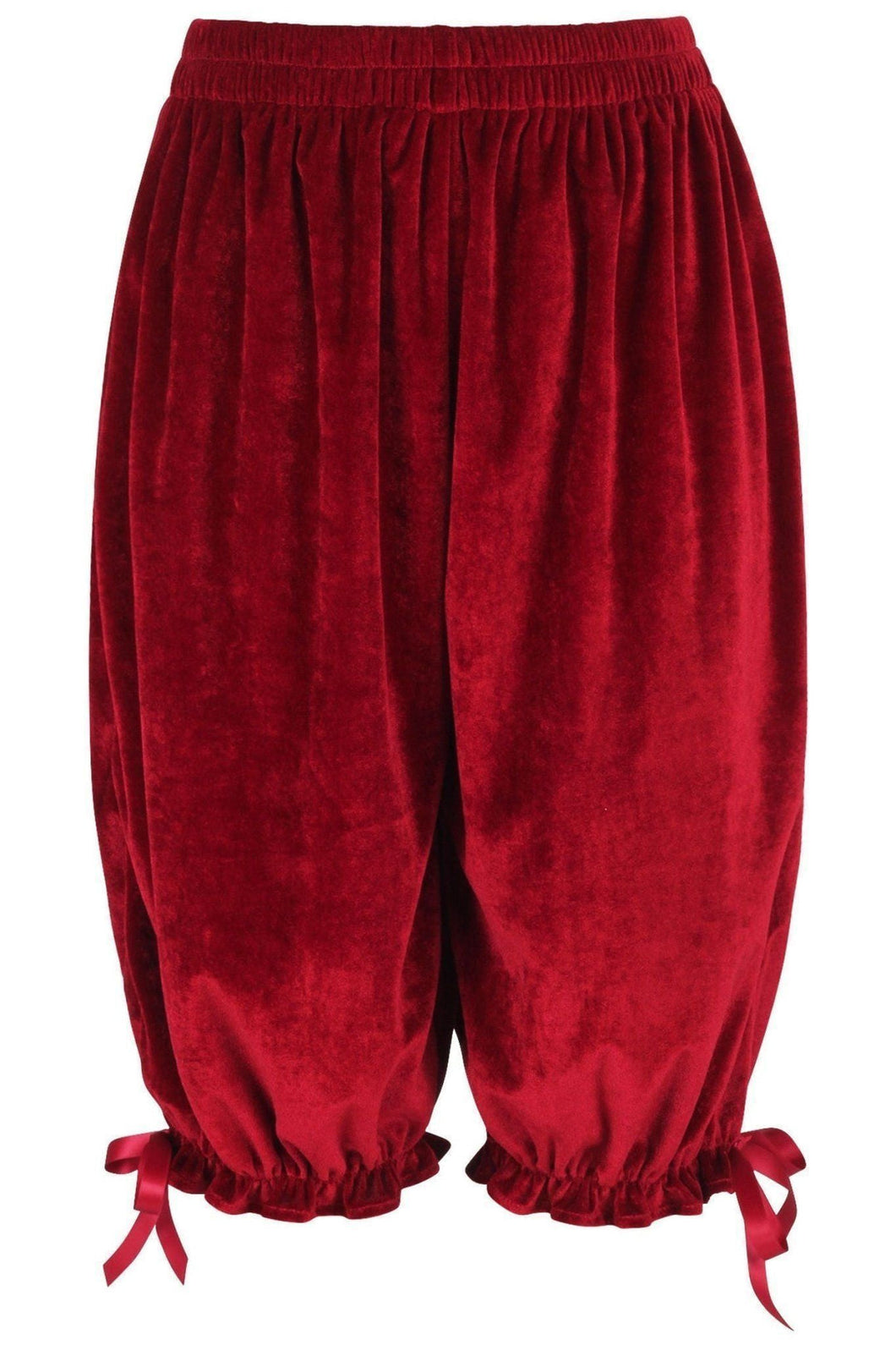 Red Velvet Long Bloomers Shorts
