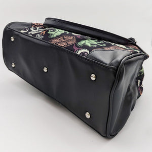 Coffins and Skulls Bowler Style Purse