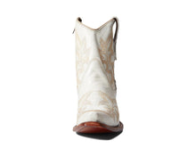 Load image into Gallery viewer, Pearl Embroidery and Zipper Ankle Cowboy Boots
