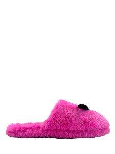 Kreepy Kozy Pink Bat Slippers