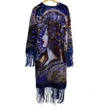 Load image into Gallery viewer, Vivian Art Nouveau Velvet Burnout Kimono
