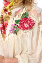 Load image into Gallery viewer, Amora Hand Embellished Chiffon Blouse
