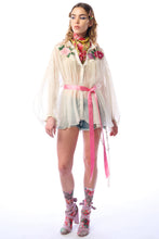 Load image into Gallery viewer, Amora Hand Embellished Chiffon Blouse
