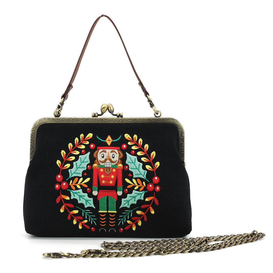 Nutcracker Kisslock Purse