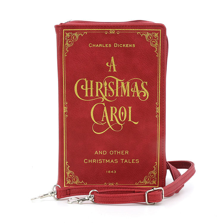 A Christmas Carol Book Crossbody Purse