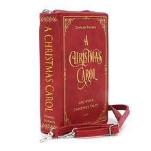 Load image into Gallery viewer, A Christmas Carol Book Crossbody Purse
