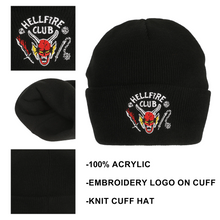 Load image into Gallery viewer, Hellfire Club Embroidered Beanie Hat
