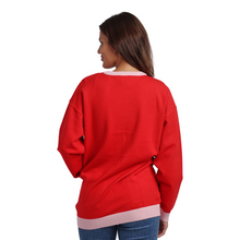 Load image into Gallery viewer, Hello Kitty Long Sleeve Pink and Red Cardigan
