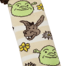 Load image into Gallery viewer, Shrek and Donkey Floral Slipper Socks
