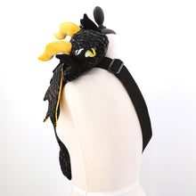 Load image into Gallery viewer, Black Dragon Plush Sling Bag
