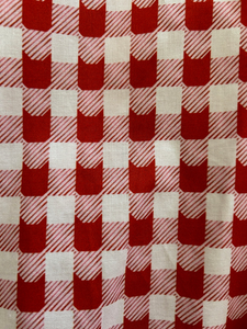 Red Cat Check Skater Skirt